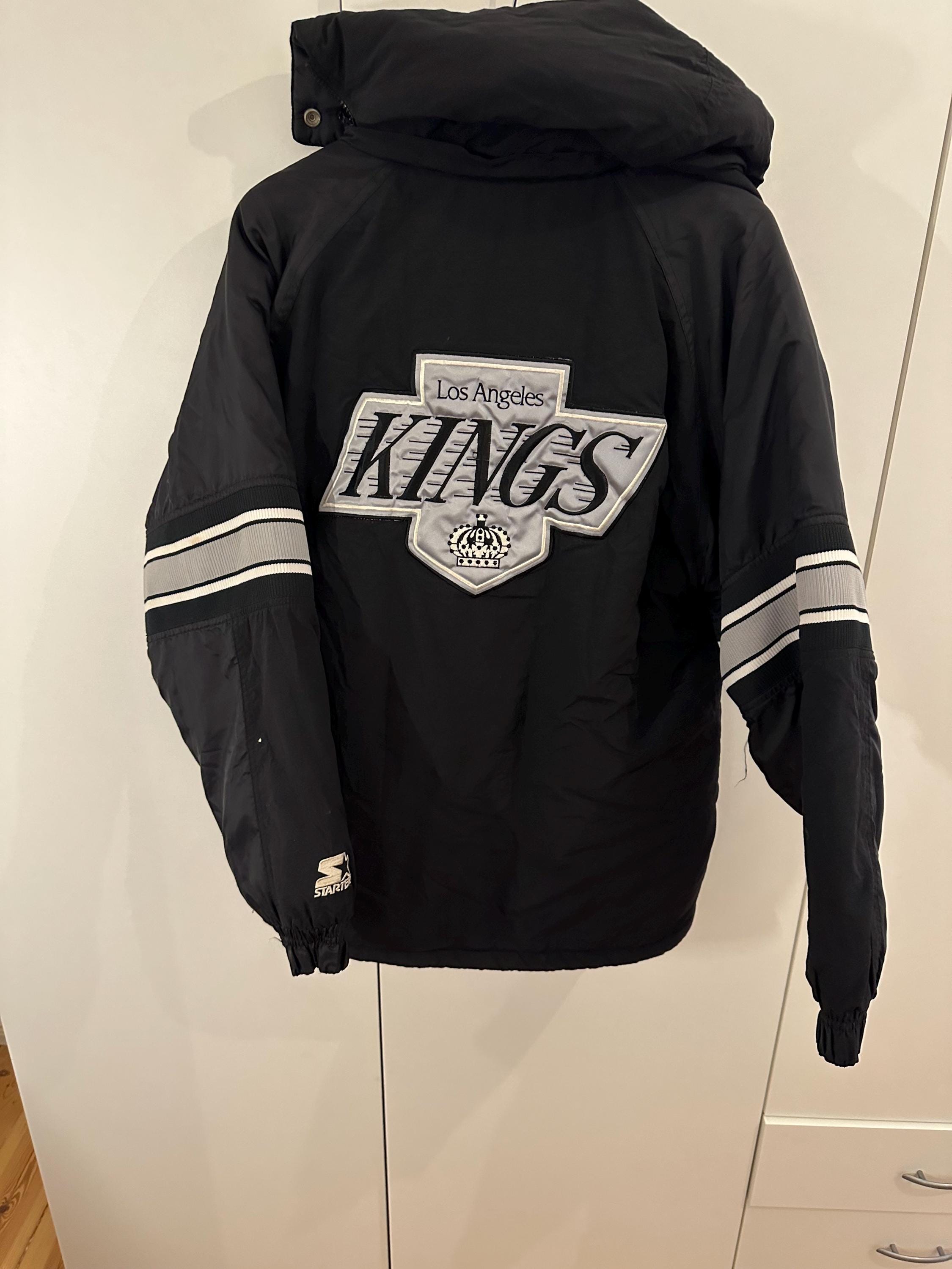 ジャケット・アウター 80s Starter NHL \"Los Angeles Kings\" 90s Starter Purple Satin Los Angeles Kings 80s Jacket - Jackets