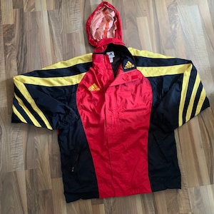 Adidas Windbreaker Jacket Size XL Retro Vintage Track JACKET