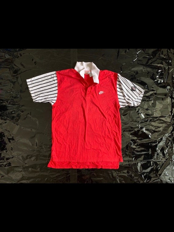 Nike Air Supreme Court Shirt Size L Vintage Aggassi Polo Nike Air Supreme Court Shirt Size L Vintage Aggassi Polo