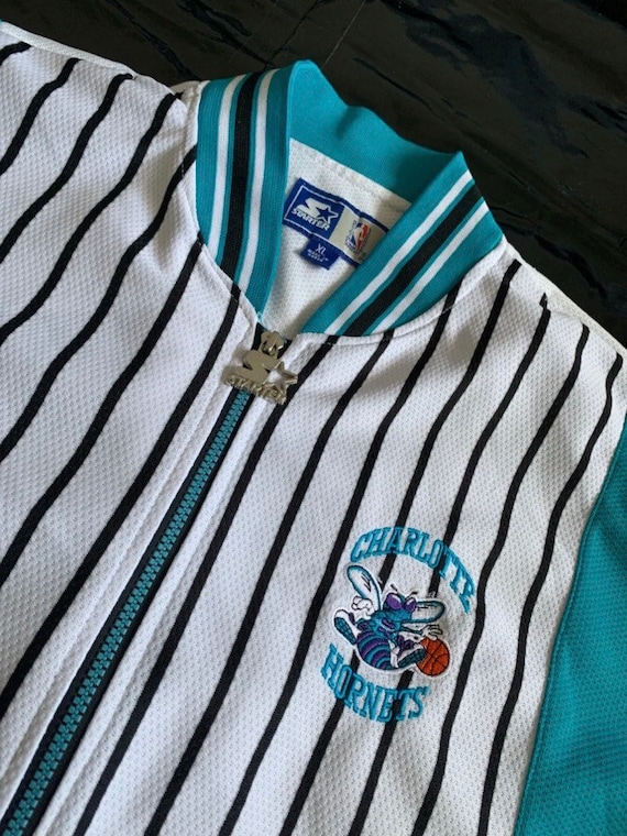 Starter Jersey Shirt Sweatshirt Charlotte Hornets… - image 4