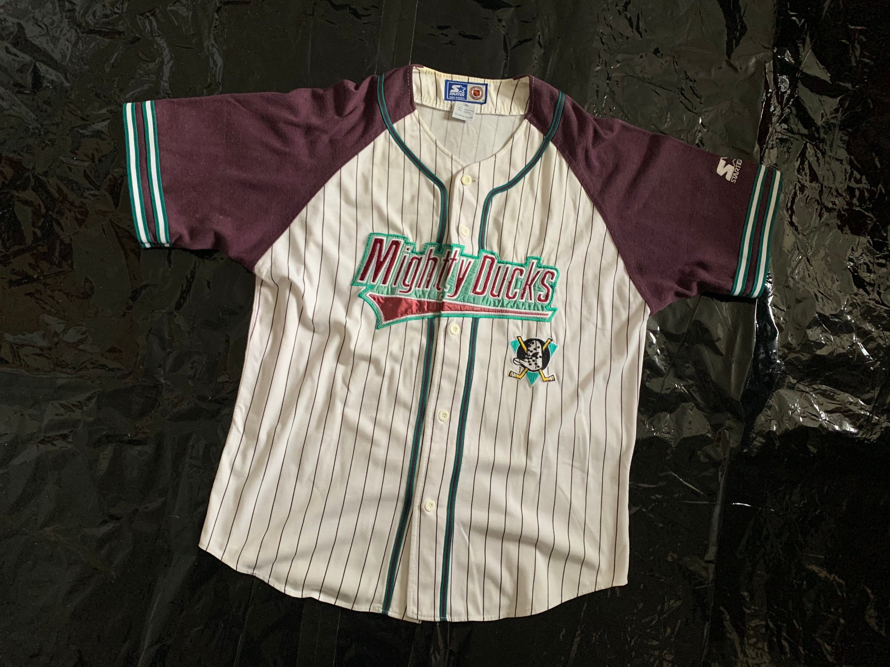 Vintage Starter Mighty Ducks Jersey Small / Medium