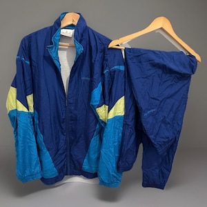 Adidas tracksuit size L retro vintage tracksuit Adidas 90s