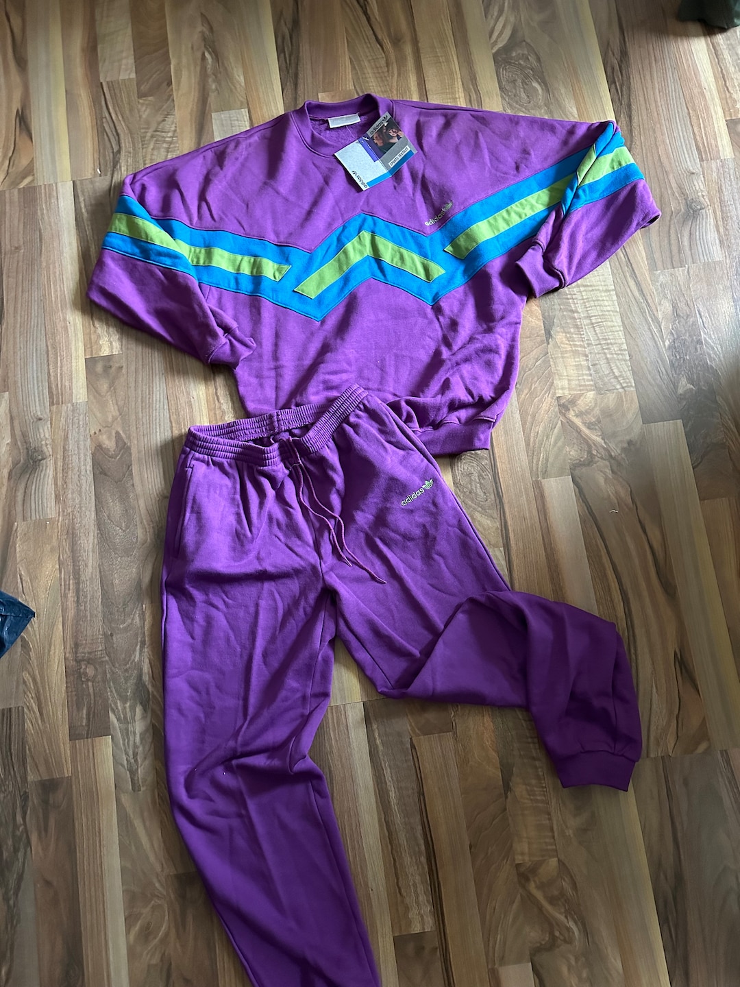 Buy Adidas Tracksuit NWT Size S Retro Vintage Tracksuit Adidas Online in  India