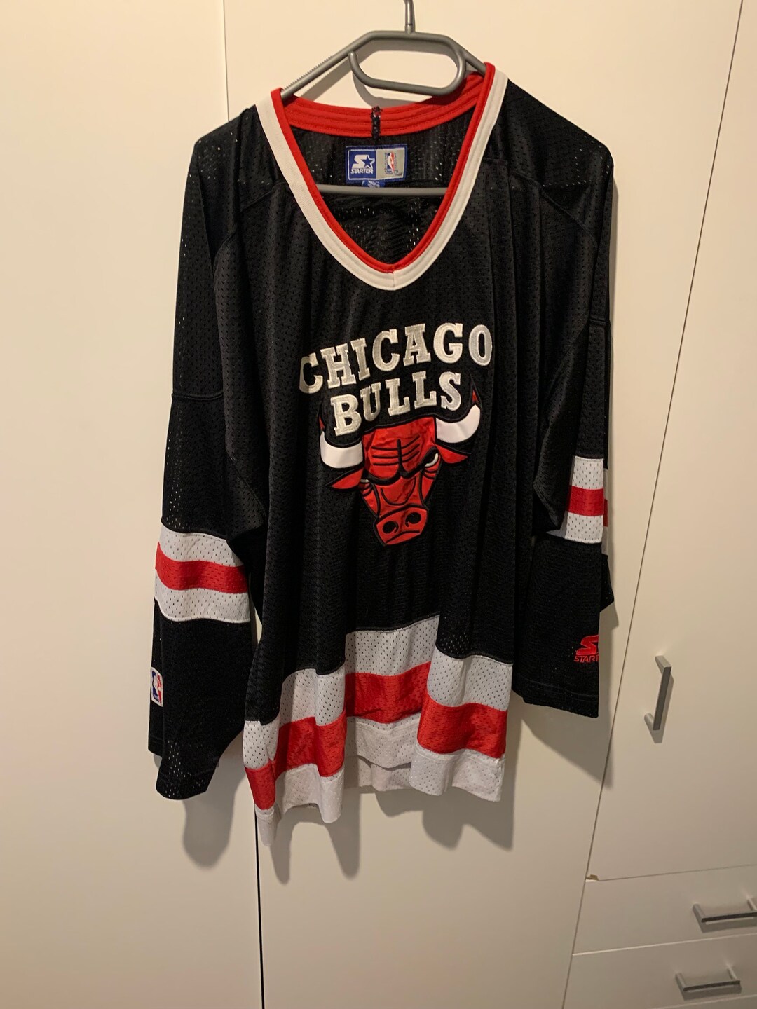 Starter Jersey Shirt Chicago Bulls Size XL NBA Retro Vintage Bulls