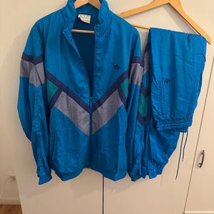 Adidas tracksuit size XL retro vintage tracksuit Adidas