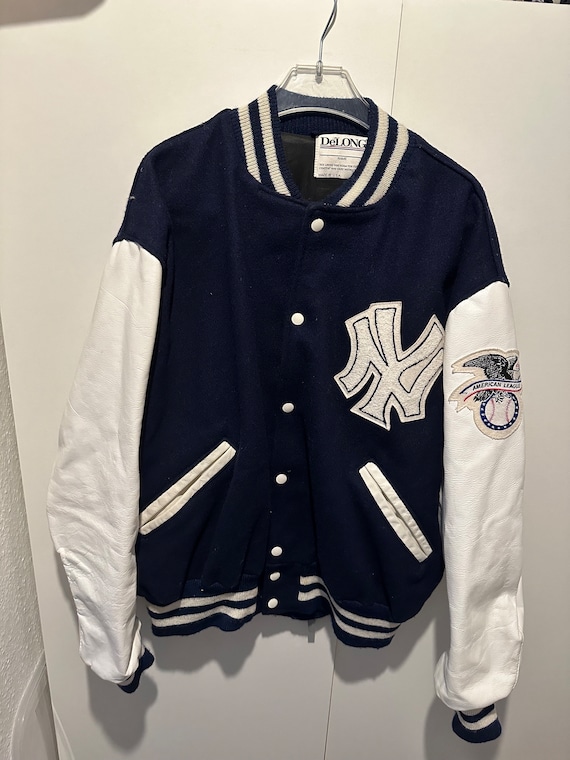 DeLong Jacke New York Yankees Size L Vintage Retro
