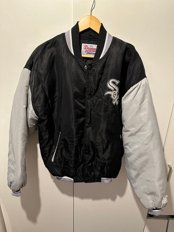 Starter Jacket Chicago White Sox Size M-L Vintage JACKET Bomber