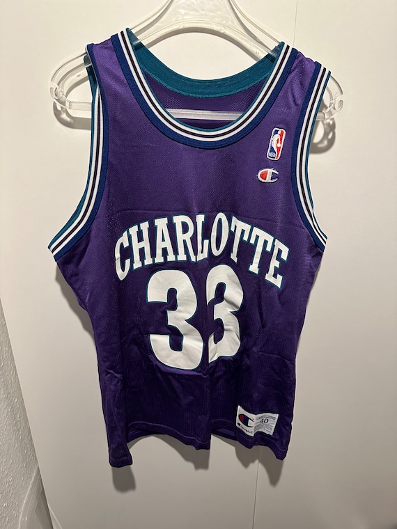 Champion Jersey Charlotte Hornets Size S-M 40 NBA Vintage Mourning