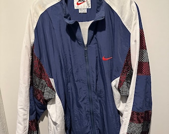 Nike Air Windbreaker Jacke Size XL Retro Vintage Just Do It Nike JACKET