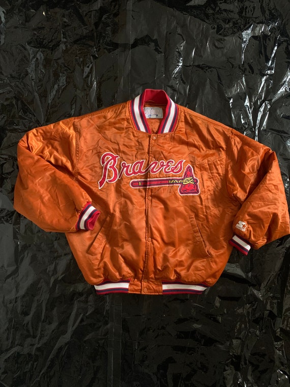 Starter Jacket Atlanta Braves Size XL Vintage Starter Jacket 