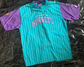 Starter Jersey Shirt Charlotte Hornets Size L NBA Retro Vintage Baseball