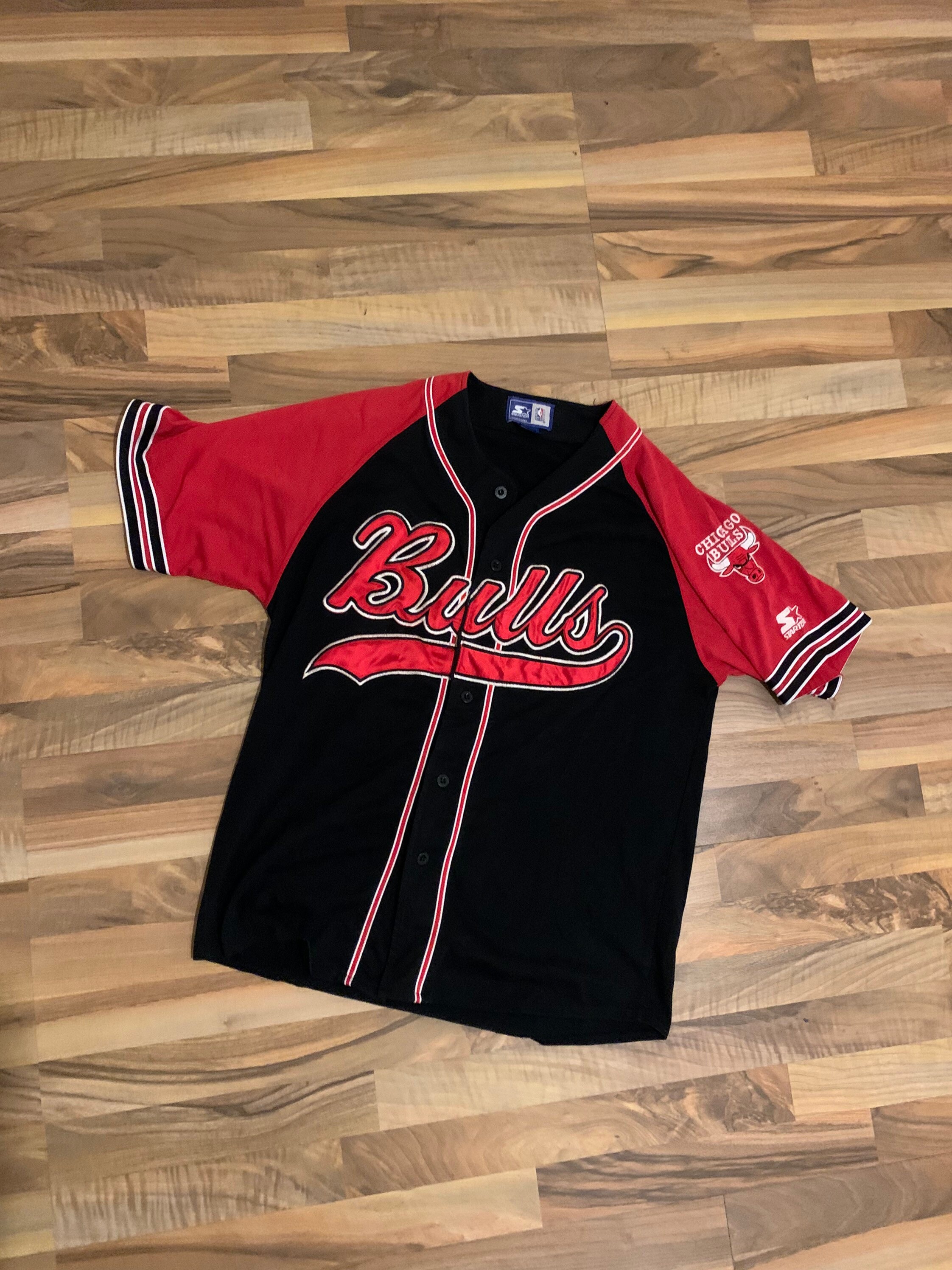 Bulls Script Jersey Etsy