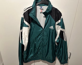 Adidas Windbreaker Jacke Size XL Retro Vintage Track JACKET