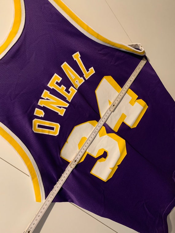 Shaquille O'Neal Los Angeles Lakers (48/XL) Vintage Purple Champion Jersey