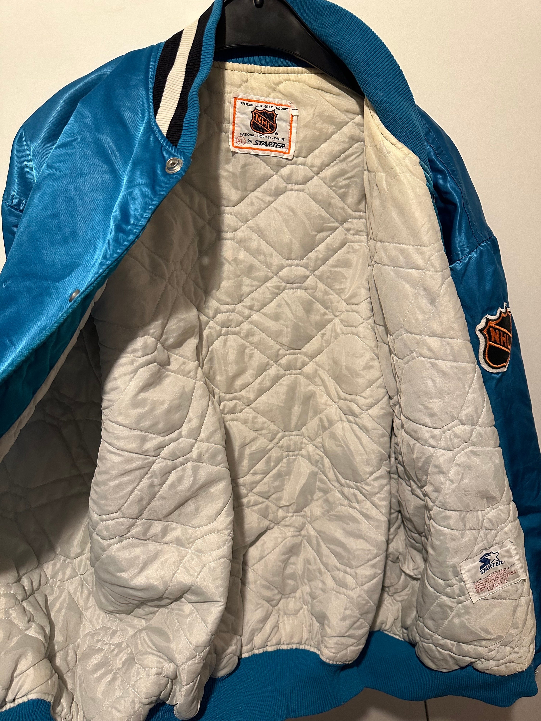 Starter Jacket San José Sharks Size L Retro Vintage NHL Starter