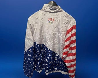 Reebok Jacket Size M USA 1992 Olympics Barcelona Vintage Jordan