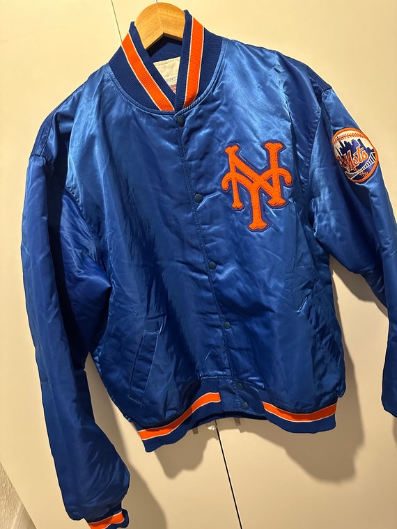 Starter Jacket New York Mets Size L Vintage JACKET - image 9