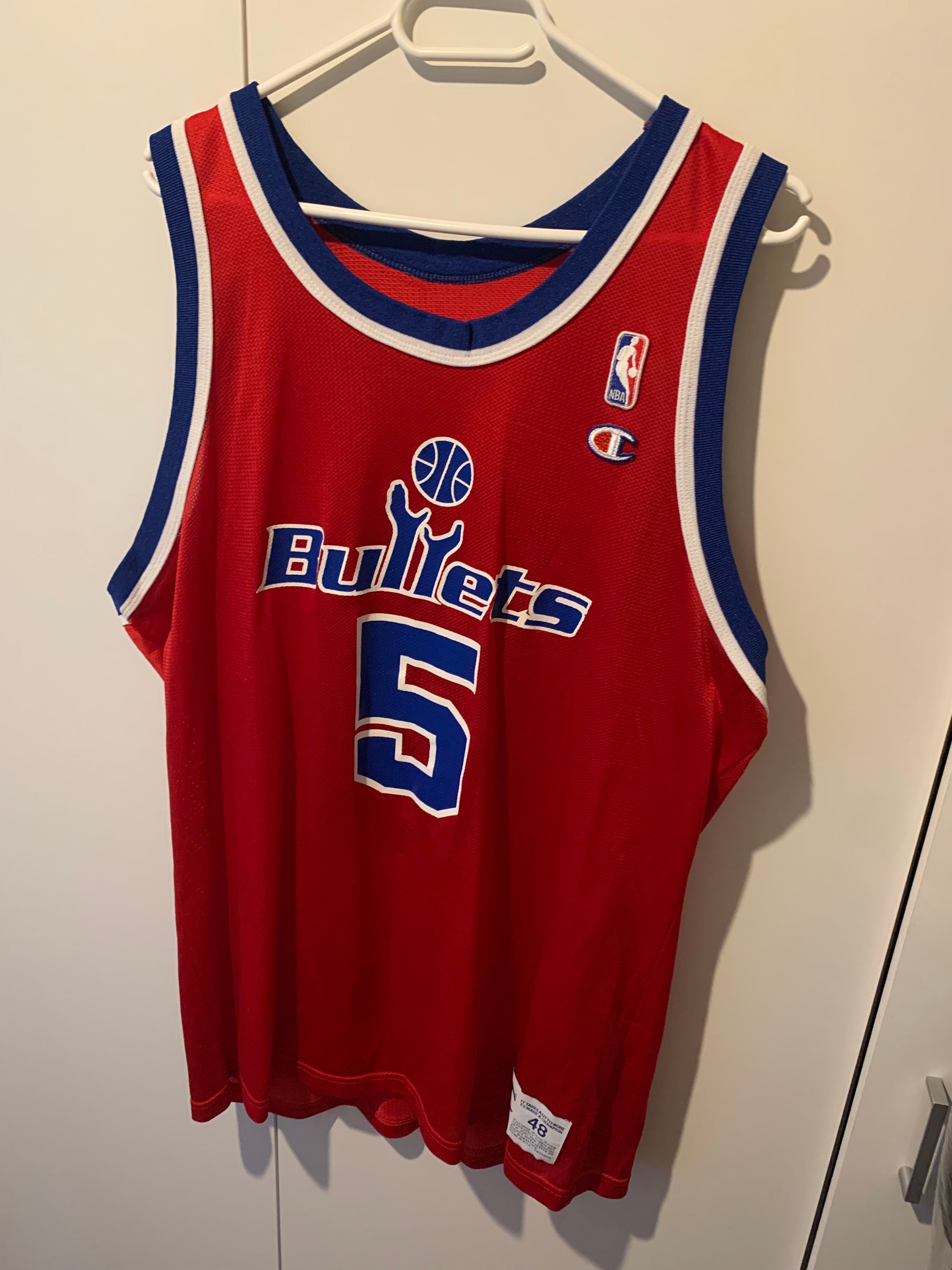 ウェア HARDWOOD CLASSICS NBA \"Washington Bullet Men's Washington Bullets Chris Webber Mitchell & Ness Royal
