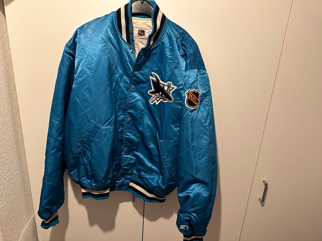 Starter Jacket San José Sharks Size L Retro Vintage NHL Starter