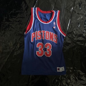 Champion Jersey Detroit Pistons Size M 40 NBA Grant Hill 33 Retro Vintage