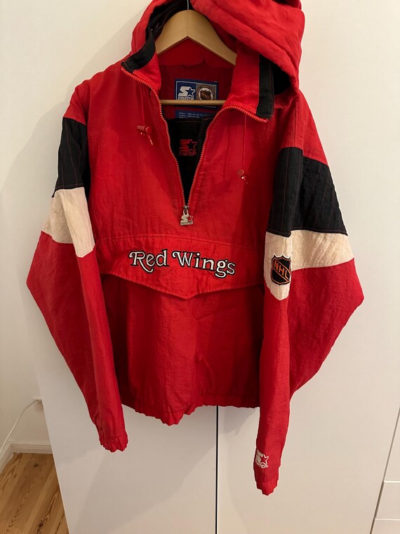 Vintage Detroit Red Wings Hockey NHL Starter Jacket 90s Size