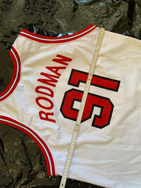 Champion Jersey Chicago Bulls Size XL NBA Dennis … - image 8