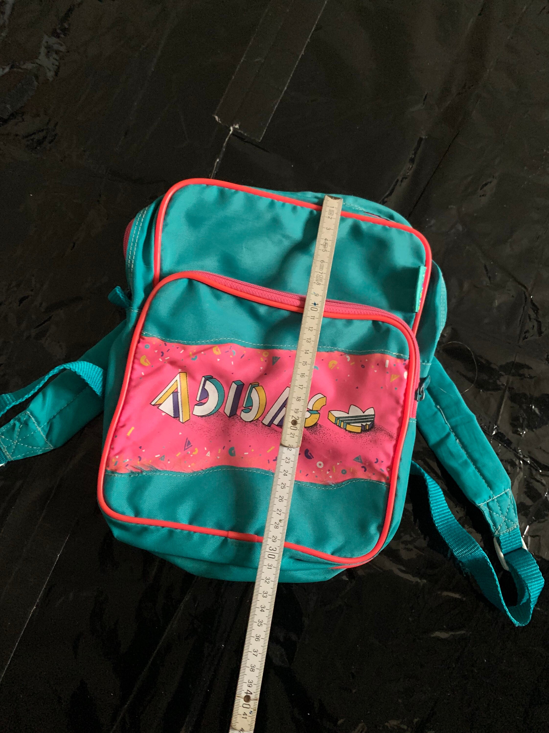 Adidas Vintage Rucksack Retro Backpack Adidas Etsy