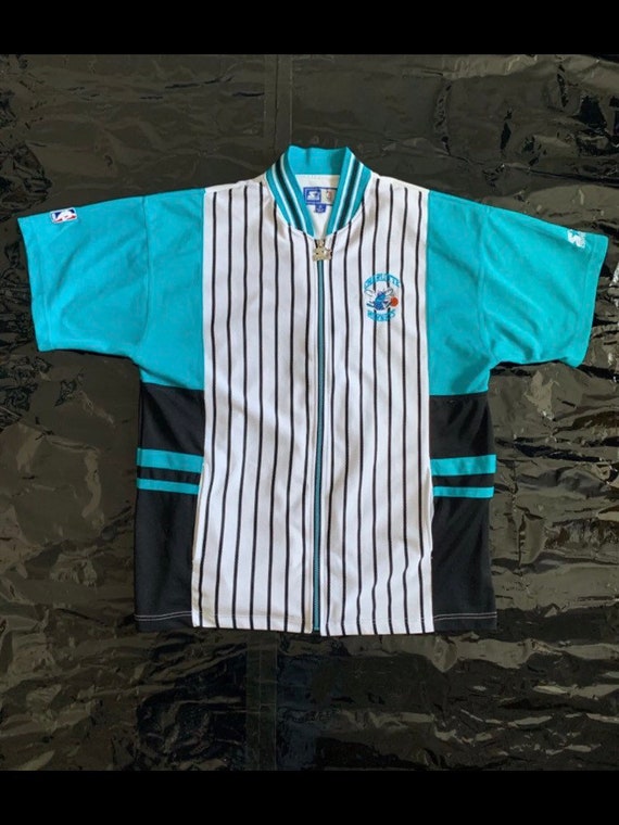 Starter Jersey Shirt Sweatshirt Charlotte Hornets… - image 2