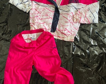 Fila Tracksuit Jogging Suit Size S-M Retro Vintage Fila Tracksuit