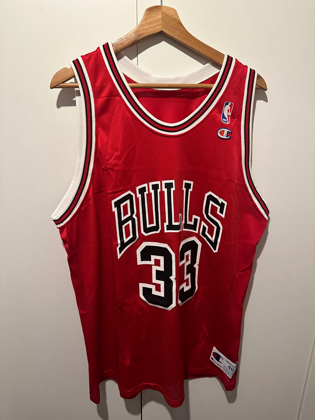 Champion Jersey Chicago Bulls Size L 48 NBA Scottie Pippen