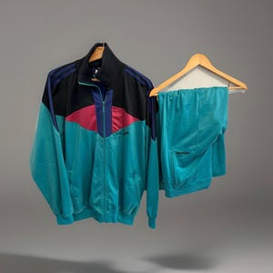 Adidas tracksuit size L retro vintage tracksuit Adidas 90s