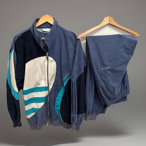 Adidas tracksuit size L retro vintage tracksuit Adidas 90s
