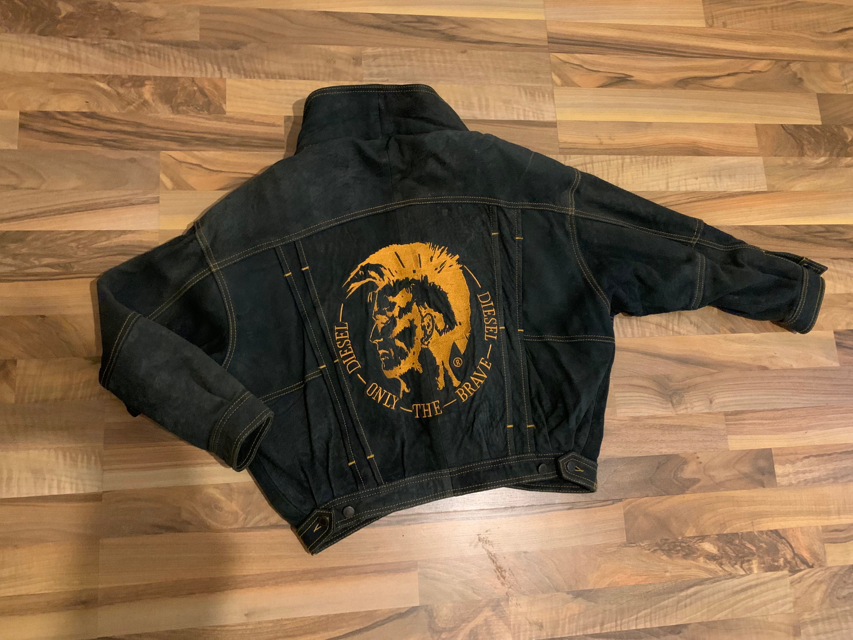 diesel lederjacke