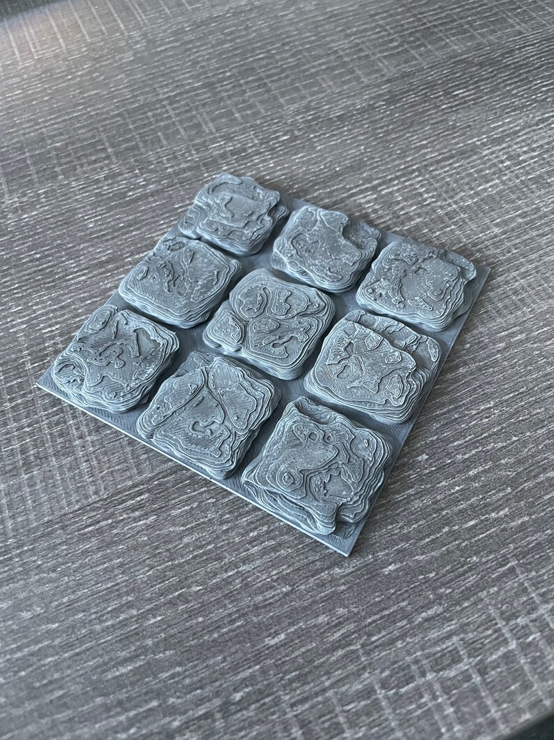 Table Top Gaming Tile 4x4 Stone Floor Etsy