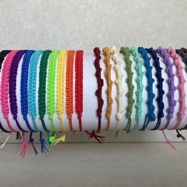 Square Knot Bracelet Etsy