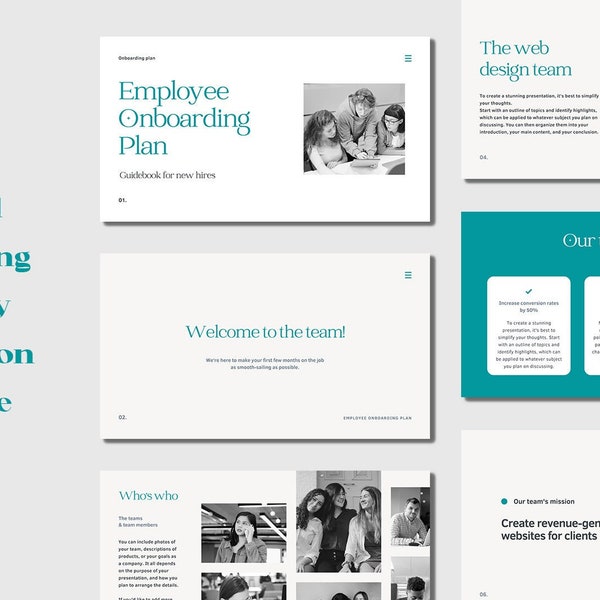 Minimal Onboarding Company Presentation Template