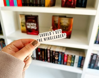 The Wingleader Sticker | Bookish Sticker | Fourth Wing Sticker | Kindle Sticker