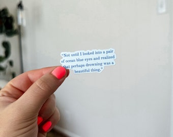 What&#39;s Your Favorite Color? | Powerless Quote Sticker | Bookish Sticker | Kai Azer Sticker | Kindle Sticker