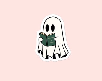 Enemies to Lovers Ghost Book Sticker | Bookish Sticker