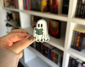 Enemies to Lovers Ghost Book Sticker | Bookish Sticker