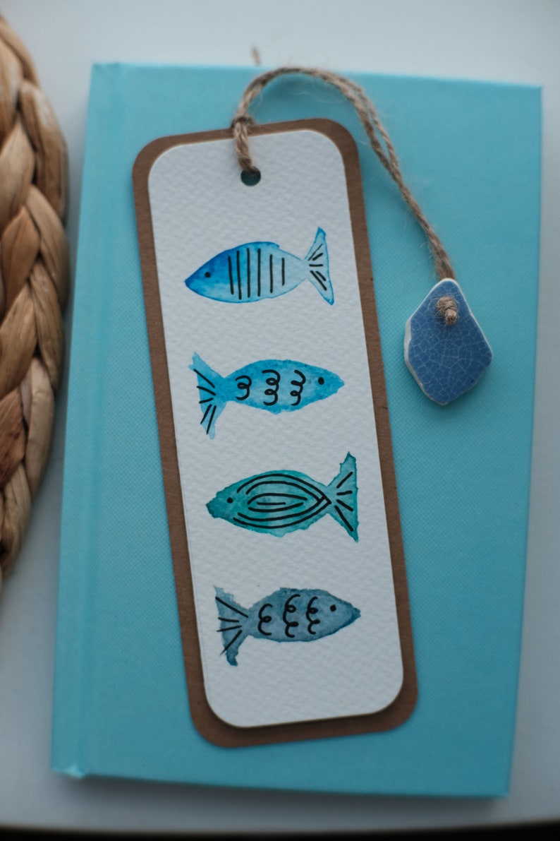Beautiful view of Blue Fish Ocean Inspired Handmade Collectible