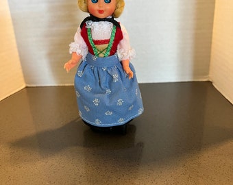 Wilten Irish Doll prodotta in Austria 6" Occhi sinuosi