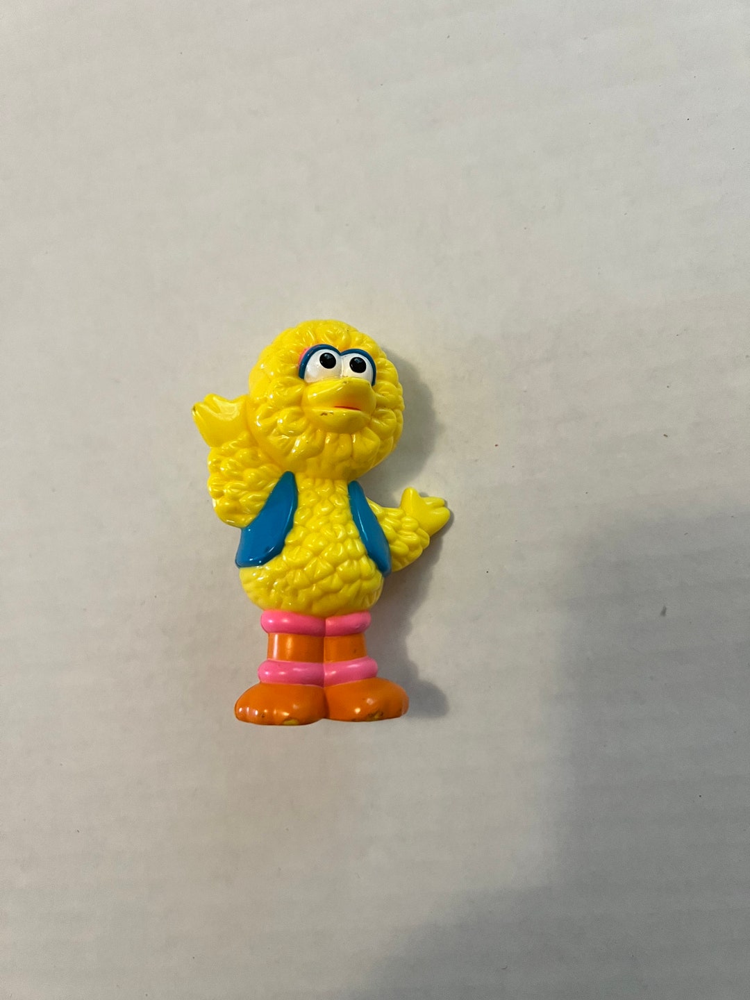 Vtg. Big Bird Plastic Figure Cake Topper 3 Inches Henson Etsy