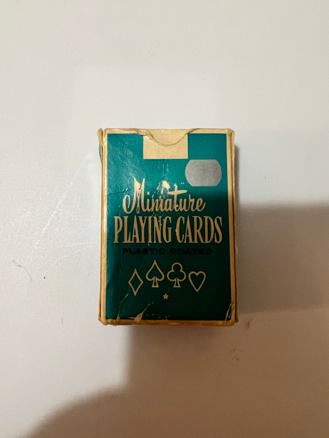 Vintage Miniature Playing Cards Etsy