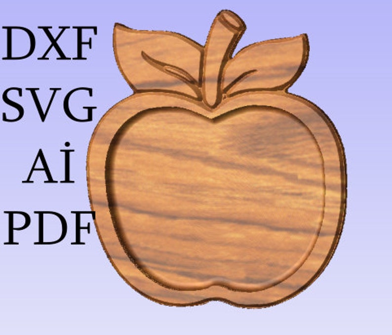 Plate, Cnc Files, Cnc Router, Wood, Svg, Ai , Dxf, Pdf - Etsy