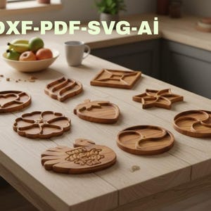 9 plate, Cnc file, cnc router, cnc router for wood, plate file, svg file, ai , dxf file, pdf , cnc
