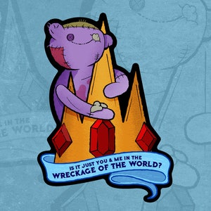 HAMBO SIMON Adventure Time Ice King Marceline - I Remember You Metallic Sticker