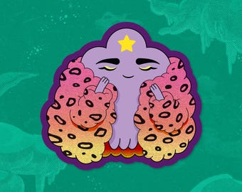 Adventure Time - LSP Lumpy Space Princess - Holographic Glitter Glam Jacket