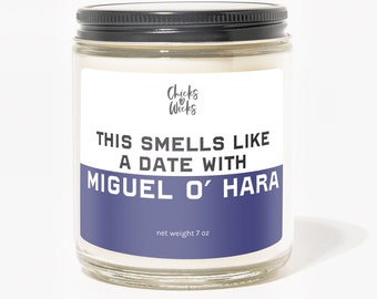 This Smells Like a Date with Miguel O' Hara Candle | Pop Culture Gift | Aesthetic Candle