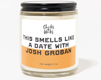 This Smells Like Josh Groban Candle | Celebrity Candle | Pop Culture Gift | Sweeney Todd candle | Aesthetic Room Candle | Pop Culture Gifts